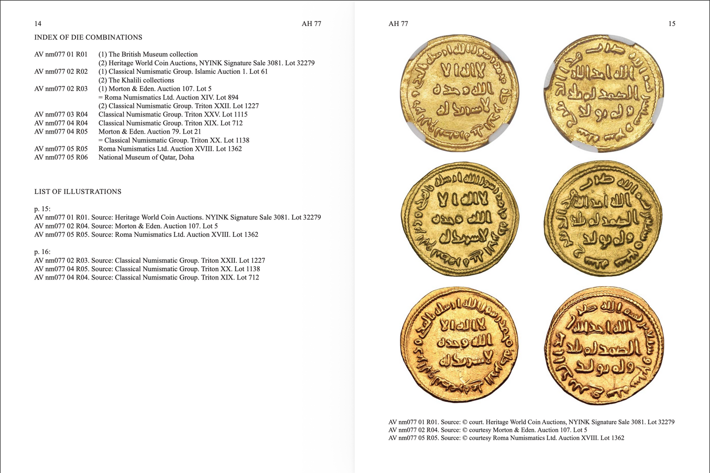 Umayyad Post-Reform Gold Coinage, a die corpus 77-132AH. Viacheslav S. Kuleshov